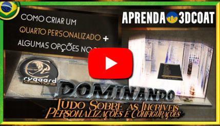 Como criar um quarto personalizado e algumas opções no 3DCoat Como criar um quarto personalizado e algumas opções no 3DCoat