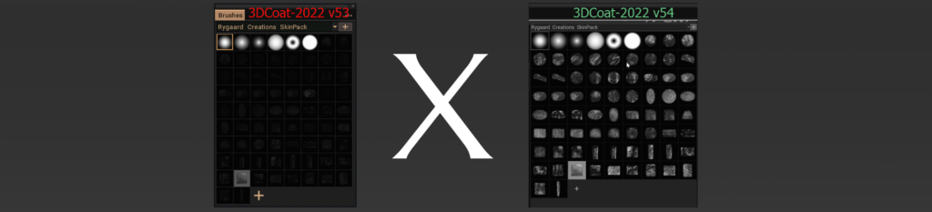 3dcoat2022.53 vs 3dcoat2022.54