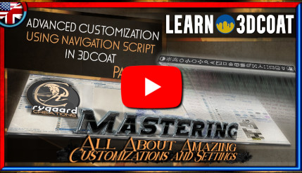 Advanced customization using navigation script in 3dcoat Part 01 Advanced customization using navigation script in 3dcoat Part 01