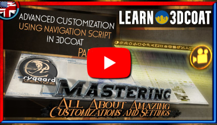 Advanced customization using navigation script in 3dcoat Advanced customization using navigation script in 3dcoat