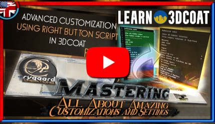 Advanced customization using right button script in 3dcoat Part 03 Advanced customization using right button script in 3dcoat Part 03