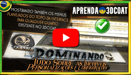 Mostrando também os menus planejados do topo da interface para qualquer quarto existente no 3dcoat Mostrando também os menus planejados do topo da interface para qualquer quarto existente no 3dcoat