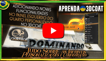 Adicionando novas funcionalidades no painel esquerdo do quarto personalizado no 3dcoat Adicionando novas funcionalidades no painel esquerdo do quarto personalizado no 3dcoat