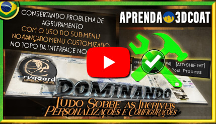 Consertando problema de agrupamento com o uso do sub-menu no avançado menu customizado no topo da interface no 3dcoat Consertando problema de agrupamento com o uso do sub-menu no avançado menu customizado no topo da interface no 3dcoat