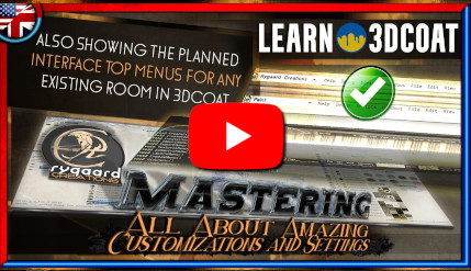 Also showing the planned interface top menus for any existing room in 3dcoat Also showing the planned interface top menus for any existing room in 3dcoat