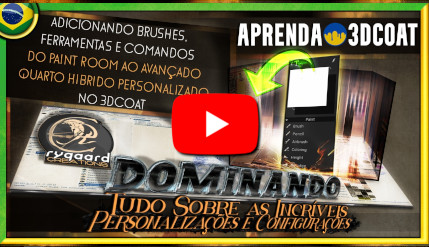 Adicionando brushes ferramentas e comandos do Paint Room ao avançado quarto hibrido personalizado no 3dcoat Adicionando brushes ferramentas e comandos do Paint Room ao avançado quarto hibrido personalizado no 3dcoat