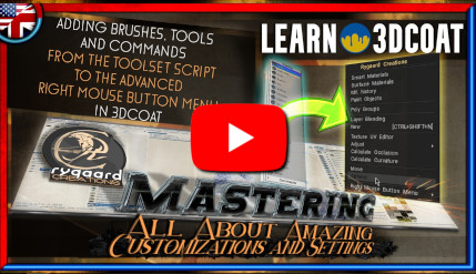 Adding brushes, tools and commands from the toolset script to the advanced right mouse button menu in 3dcoat Adding brushes, tools and commands from the toolset script to the advanced right mouse button menu in 3dcoat
