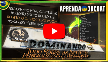 Adicione menu contextual do botão direito do mouse do retopo room no quarto hibrido no 3dcoat Adicione menu contextual do botão direito do mouse do retopo room no quarto hibrido no 3dcoat
