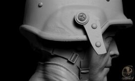 Rygaard Creations Ukrainian Sapper head detail