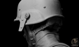 Rygaard Creations Ukrainian Sapper head detail