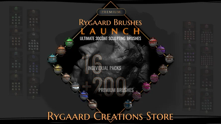 Rygaard Creations Store Launch and Rygaard Brushes Available